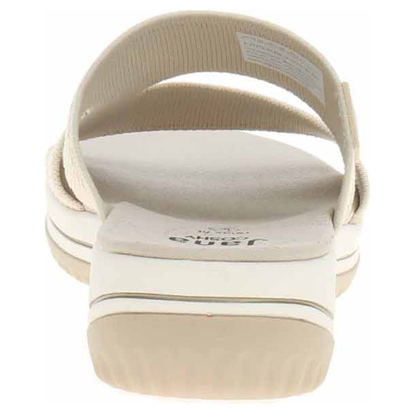 detail Dámské pantofle Jana 8-27270-43 beige-gold