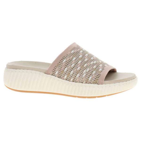 detail Dámské pantofle Jana 8-27260-44 beige comb