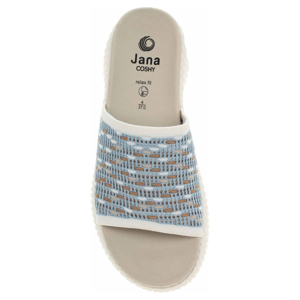detail Dámské pantofle Jana 8-27260-44 sky comb
