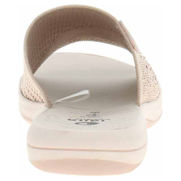 detail Dámské pantofle Jana 8-27262-44 powder