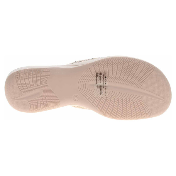 detail Dámské pantofle Jana 8-27262-44 powder