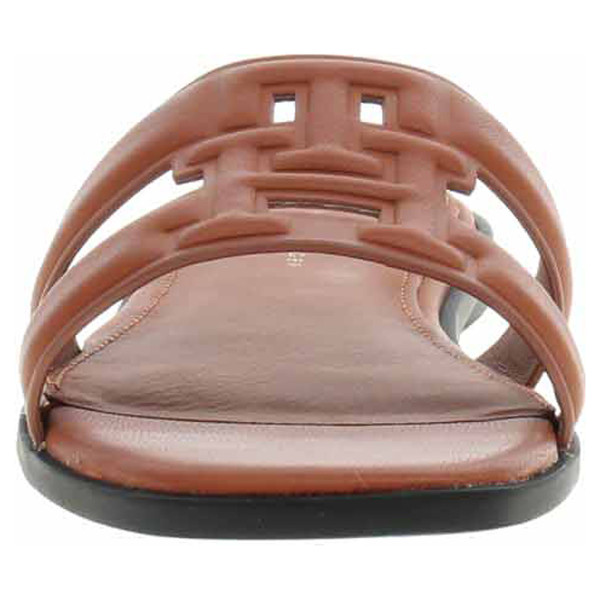 detail Dámské pantofle Tommy Hilfiger FW0FW08671 GPA Cinnamon Bark