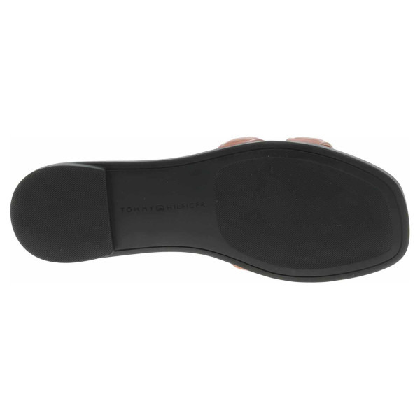 detail Dámské pantofle Tommy Hilfiger FW0FW08671 GPA Cinnamon Bark