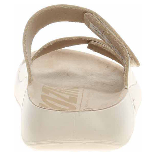 detail Dámské pantofle Ecco 20682301688 pure white gold