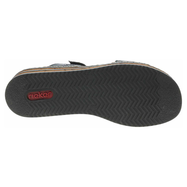 detail Dámské pantofle Rieker 62936-14 blau