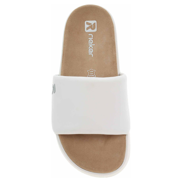 detail Dámské pantofle Rieker W3250-80 weiss