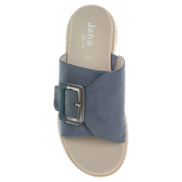 detail Dámské pantofle Jana 8-27265-44 denim