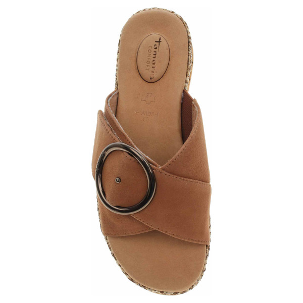 detail Tamaris dámské pantofe 8-87207-44 cognac