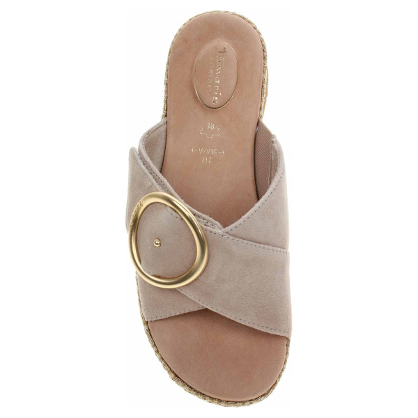 detail Dámské pantofle Tamaris 8-87207-44 beige