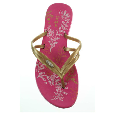 detail Coqui 272-01 fuchsia plážové dámské žabky