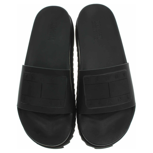 detail Dámské plážové pantofle Tommy Hilfiger EN0EN01820 BDS black