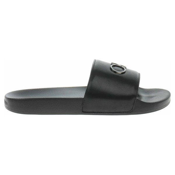 detail Dámské plážové pantofle Calvin Klein HW0HW01509 Ck Black