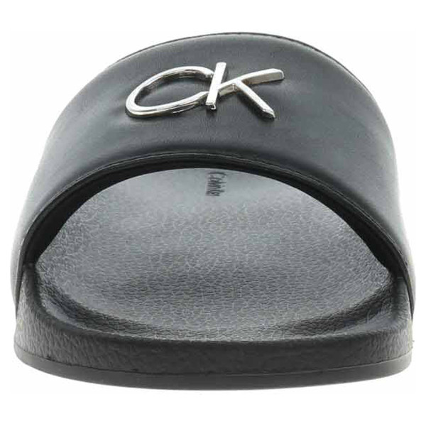 detail Dámské pantofle Calvin Klein HW0HW01509 0GS Black-Silver