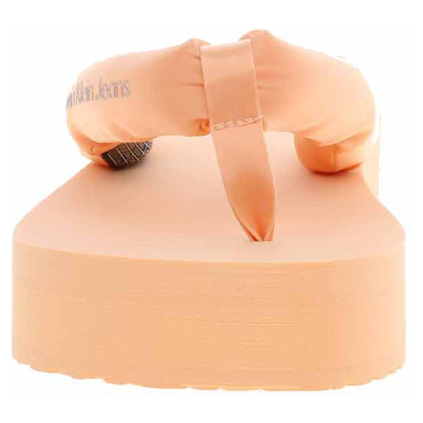 detail Plážové pantofle Calvin Klein YW0YW01400 TNB Peach Dream