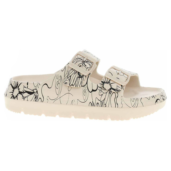 detail Dámské plážové pantofle Laura Vita NUON 17 beige