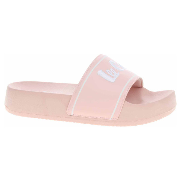 detail Dámské plážové pantofle Lee Cooper LCW-25-42-3532LB lt.pink-silver