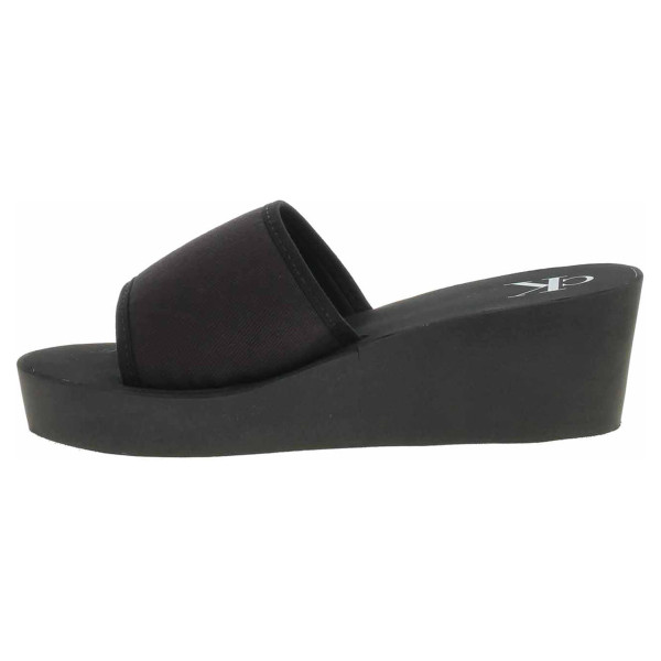 detail Calvin Klein dámské plážové YW0YW01725 0GJ Triple Black