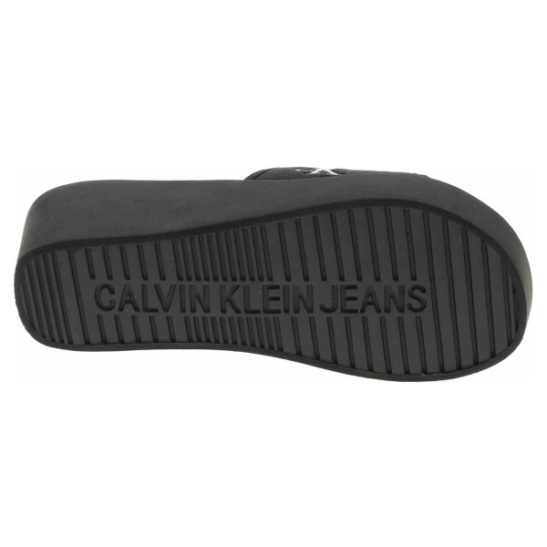 detail Calvin Klein dámské plážové YW0YW01725 0GJ Triple Black