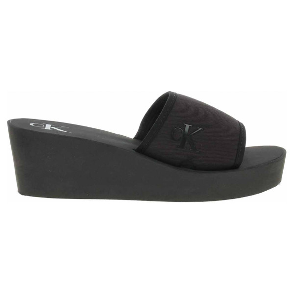 detail Calvin Klein dámské plážové YW0YW01725 0GJ Triple Black