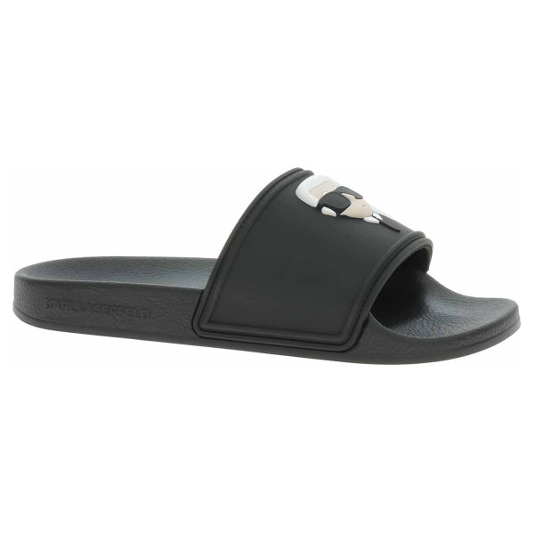 detail Karl Lagerfeld dámské plážové KL80905A V00 Black Rubber