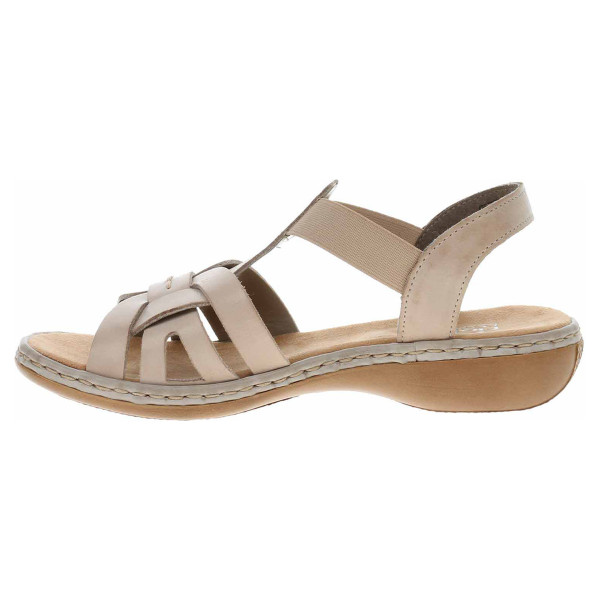 detail Dámské sandály Rieker 65918-62 beige