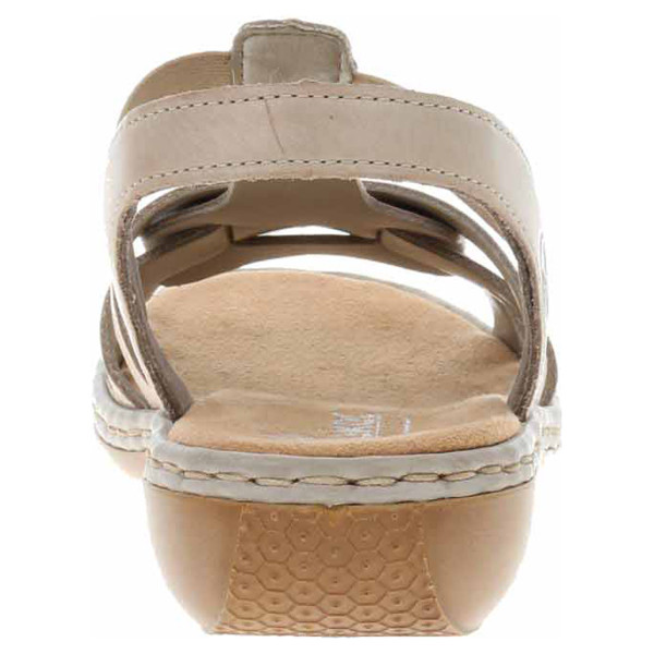 detail Dámské sandály Rieker 65918-62 beige
