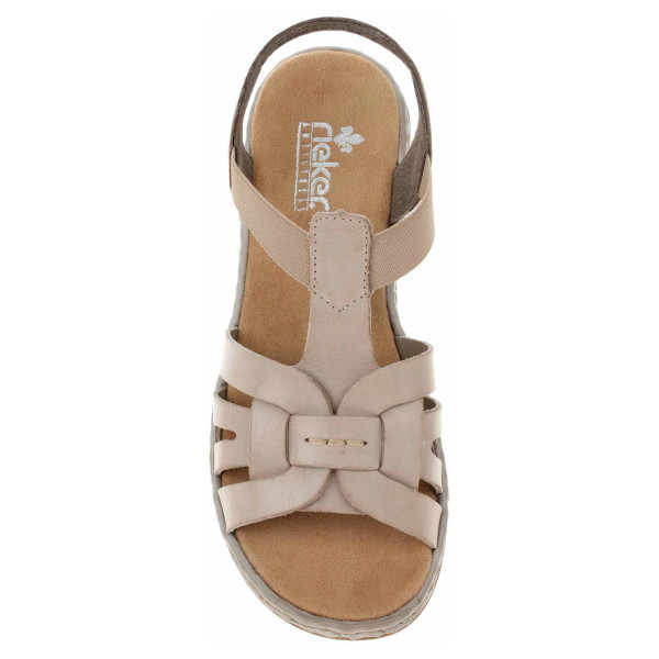 detail Dámské sandály Rieker 65918-62 beige