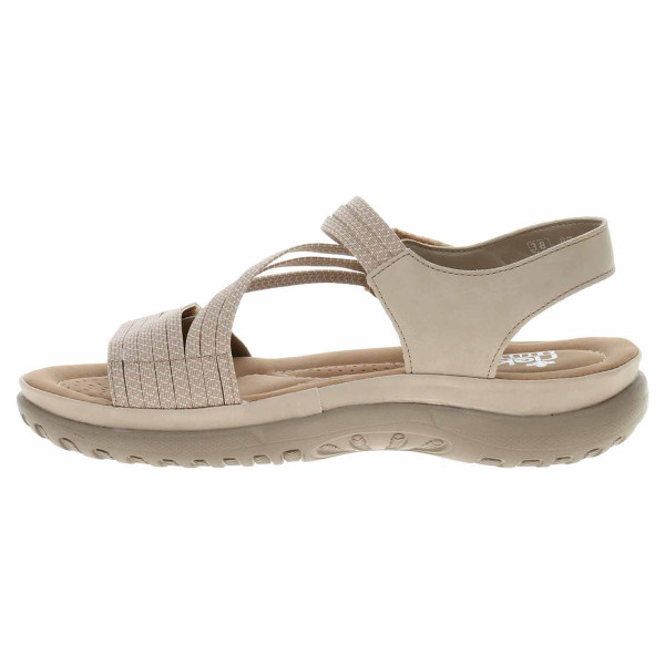detail Dámské sandály Rieker 64870-62 beige