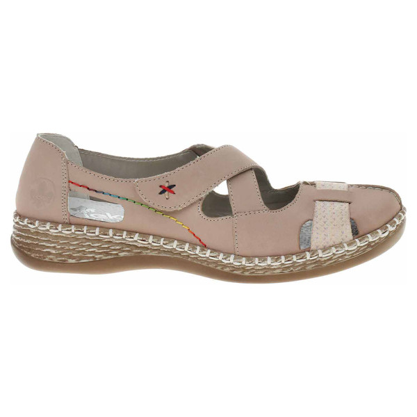 detail Dámské sandály Rieker 46451-60 beige
