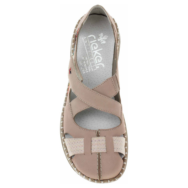 detail Dámské sandály Rieker 46451-60 beige