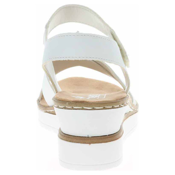 detail Dámské sandály Rieker V38G9-80 weiss