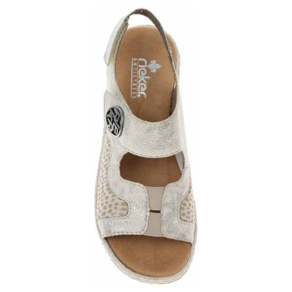 detail Dámské sandály Rieker 65989-90 beige