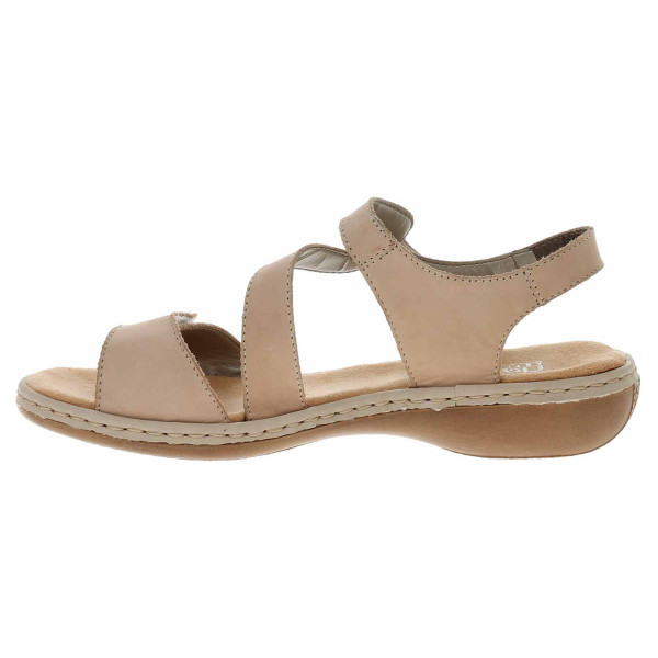 detail Dámské sandály Rieker 659C7-60 beige