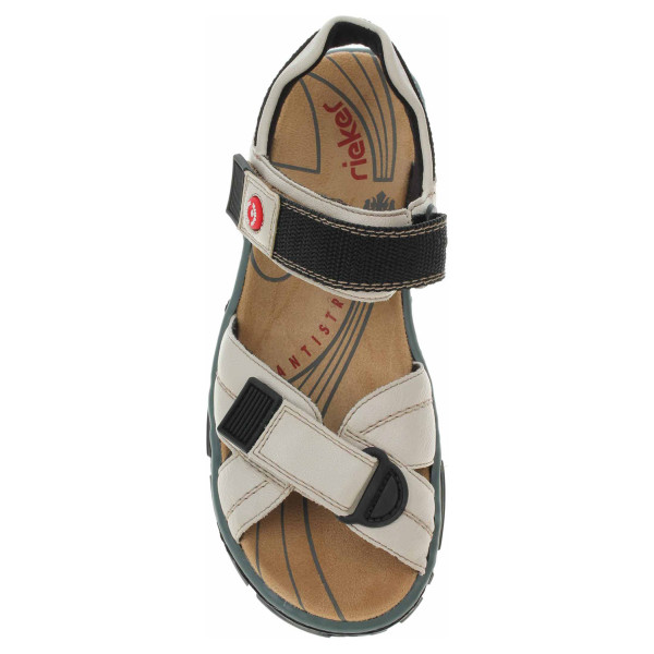 detail Dámské sandály Rieker 6851-80 ivory