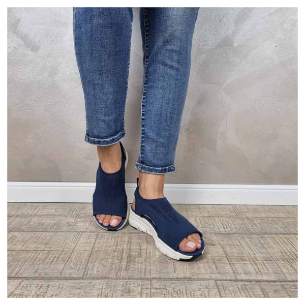 detail Skechers Arch Fit-City Catch navy