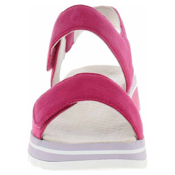 detail Dámské sandály Caprice 9-28705-20 fuchsia suede