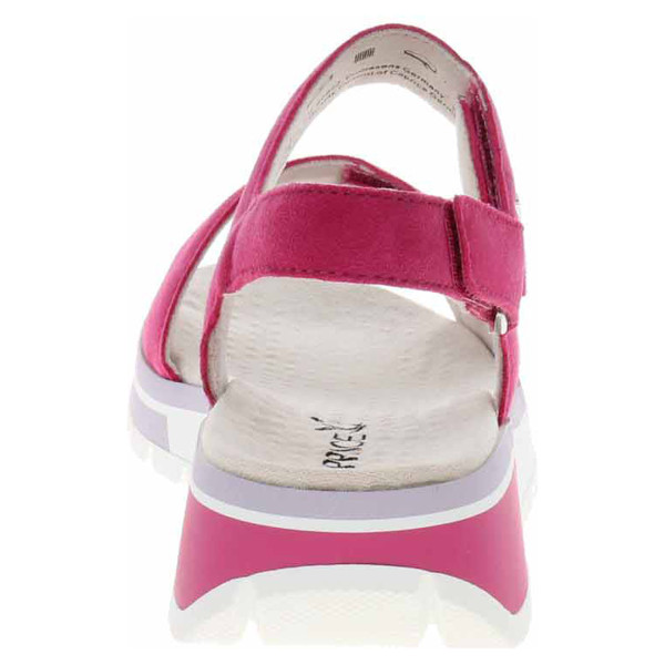 detail Dámské sandály Caprice 9-28705-20 fuchsia suede