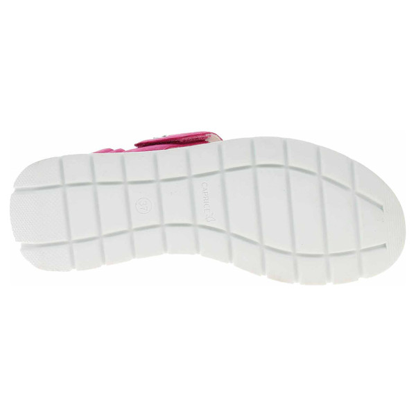 detail Dámské sandály Caprice 9-28705-20 fuchsia suede