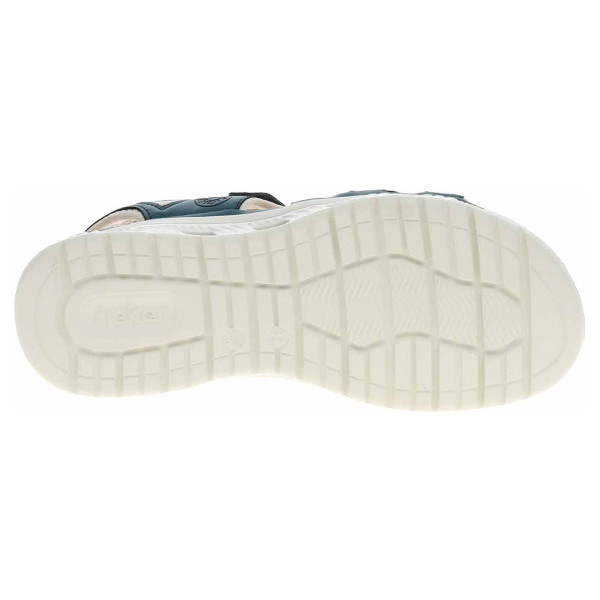 detail Dámské sandály Rieker 64066-14 blau kombi