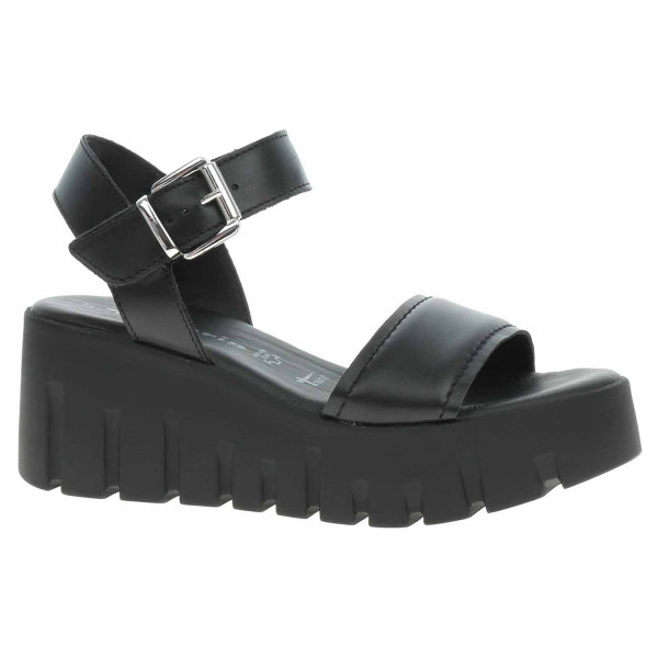 detail Dámské sandály Tamaris 1-28712-42 black leather