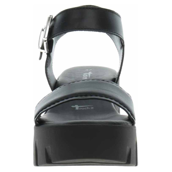 detail Dámské sandály Tamaris 1-28712-42 black leather