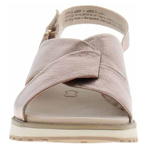 detail Dámské sandály Caprice 9-28703-42 taupe metallic