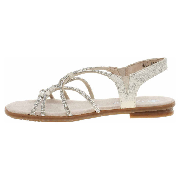 detail Dámské sandály Rieker 64270-60 beige