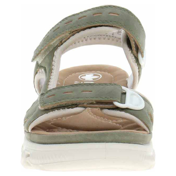 detail Dámské sandály Rieker 64066-52 grun kombi