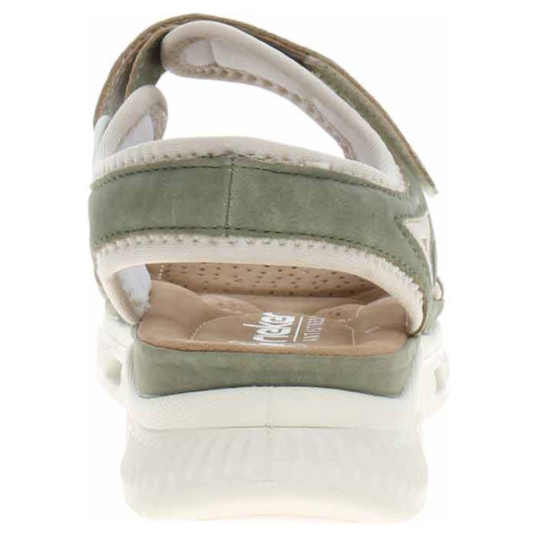detail Dámské sandály Rieker 64066-52 grun kombi