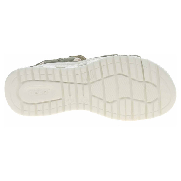 detail Dámské sandály Rieker 64066-52 grun kombi