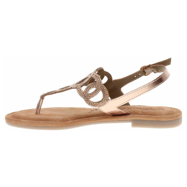 detail Dámské sandály Tamaris 1-28125-42 copper glam
