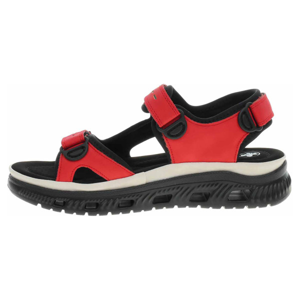 detail Dámské sandály Rieker 64074-33 rot kombi