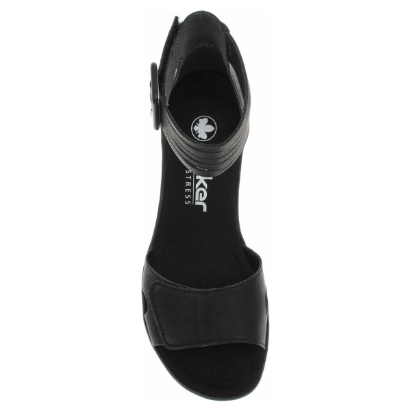 detail Dámské sandály Rieker 68194-00 schwarz