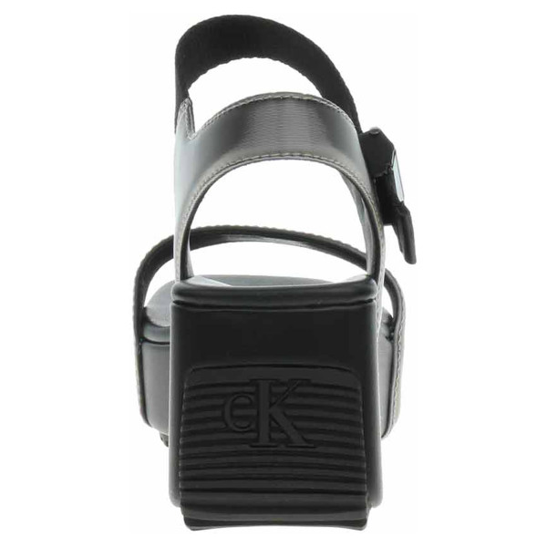 detail Dámské sandály Calvin Klein YW0YW01366 0GN Black-Silver